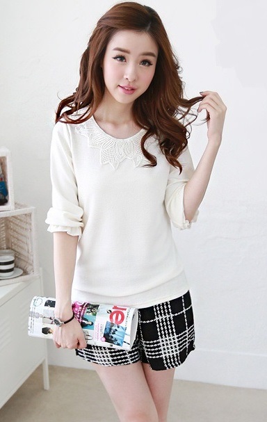 BM71330 Korean Stylish Top White