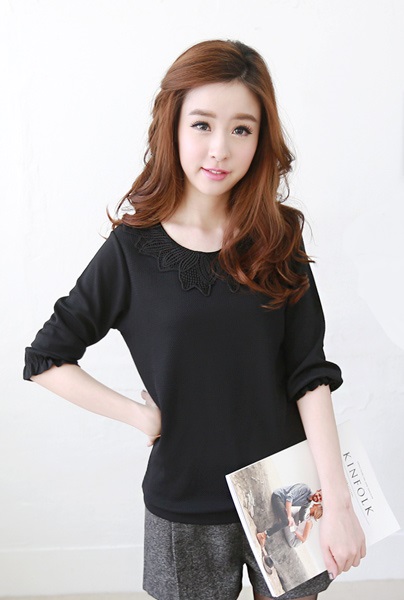 BM71330 Korean Stylish Top Black