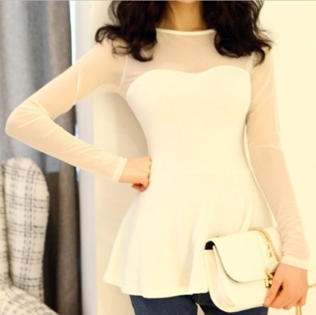 BM71344 Peplum Top As Picture