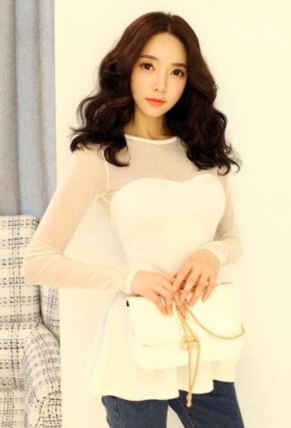 BM71344 Peplum Top As Picture