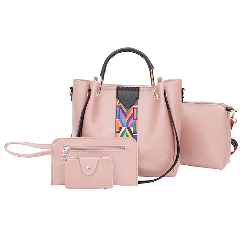 KW80780 4 IN 1 WOMEN'S BAG LIGHT PINK