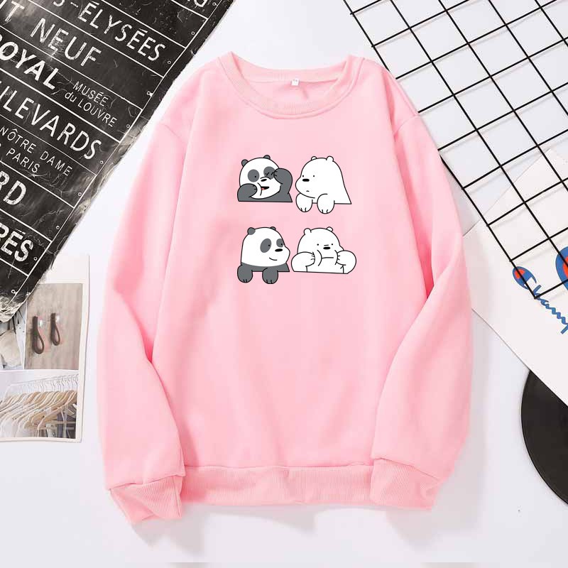 KW80784 Pandabear Women's Hoodie Pink