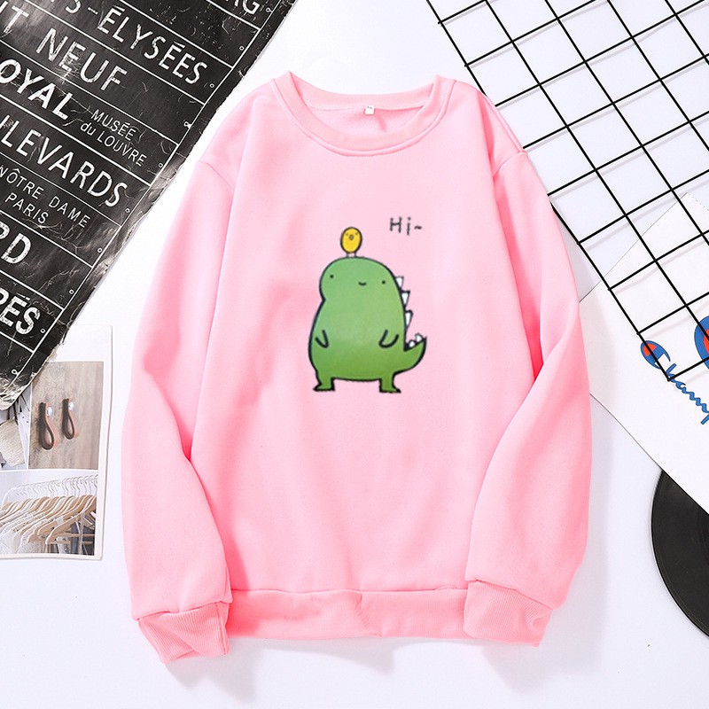 KW80785 Hi Dino Hoodie Pink