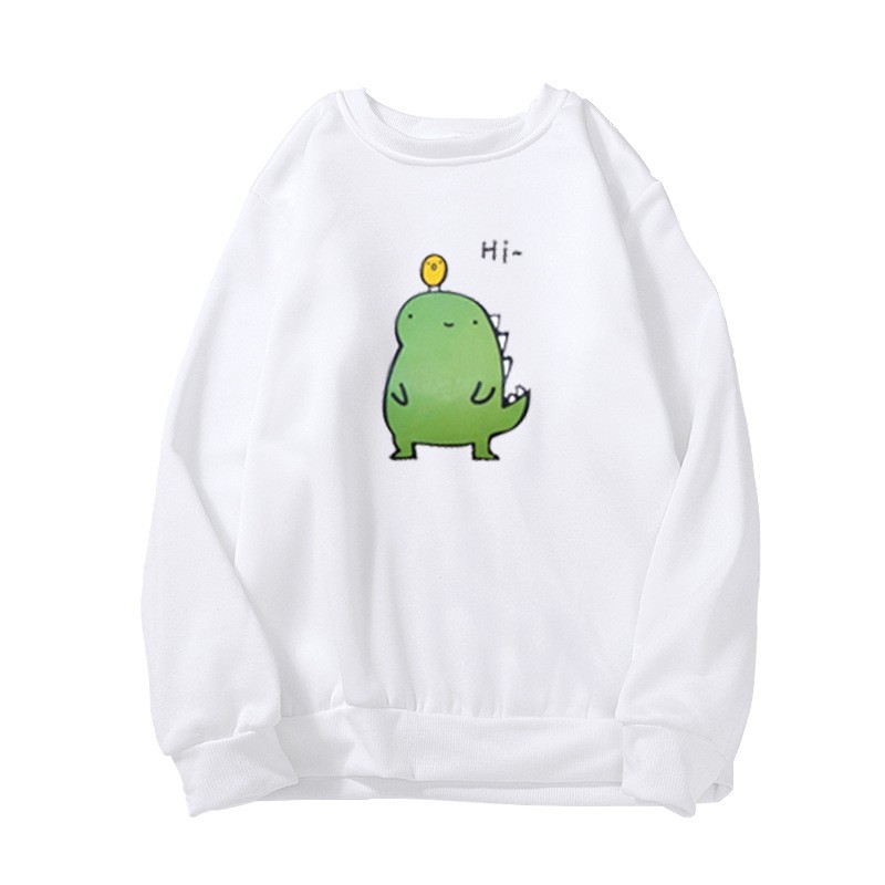 KW80785 Hi Dino Hoodie White