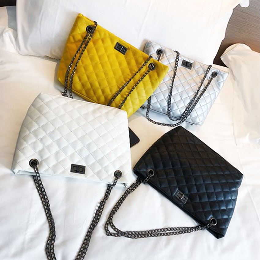 KW80796 Chain Shoulder Bag Silver