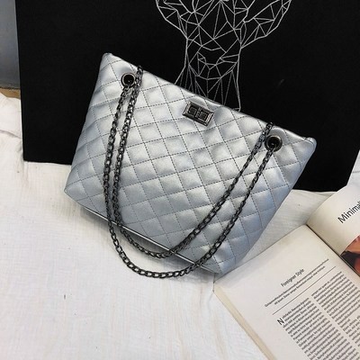KW80796 Chain Shoulder Bag Silver