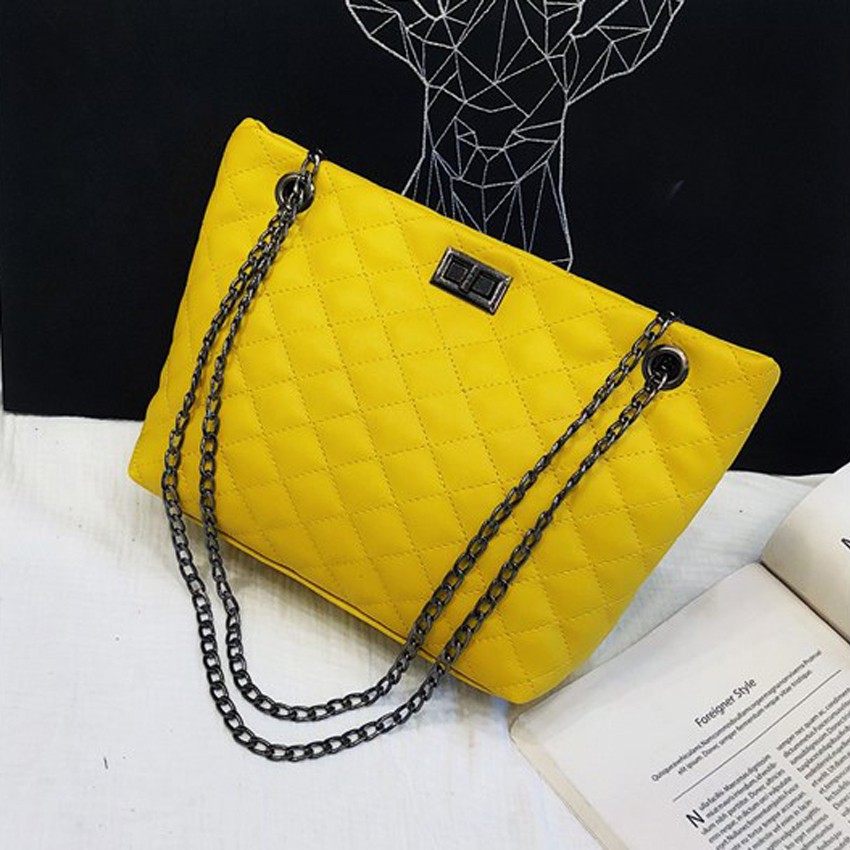 KW80796 Chain Shoulder Bag Yellow