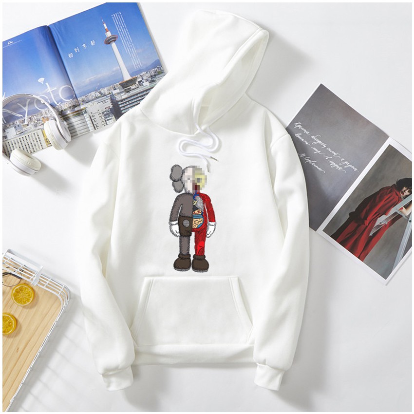 KW80800 Women's Hoodie Shirt White