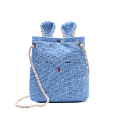 KW80802 Mini Canvas Cute Bag Blue