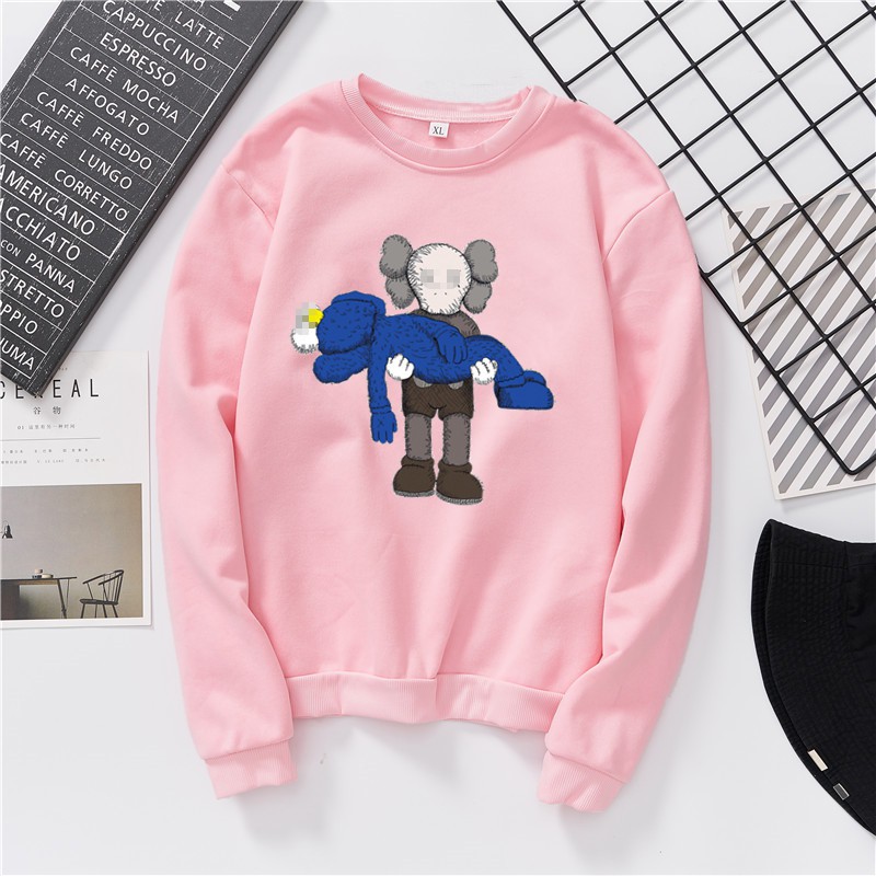 KW80808 Blueyish XX Hoddie Top Pink