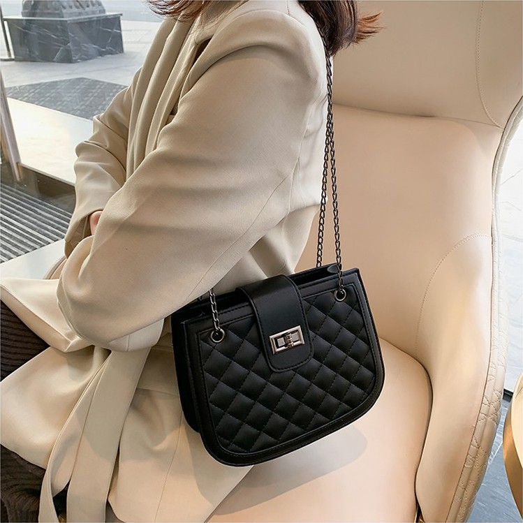 KW80817 Stylish Women's Sling Bag Black 