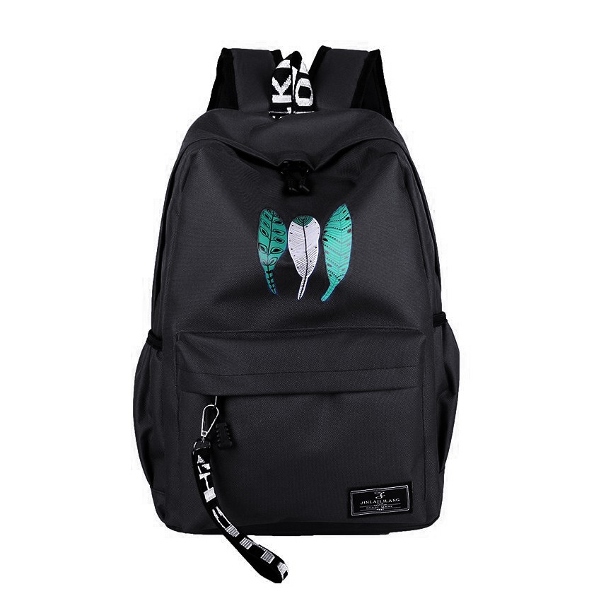 KW80840  Women's School Travel Bags Black
