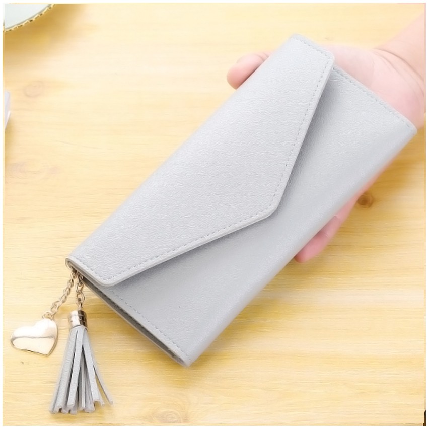 KW80843 Women's Long Purse Grey