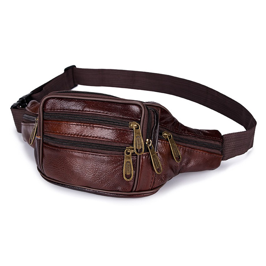 KW80844 Men Chest Bag Brown