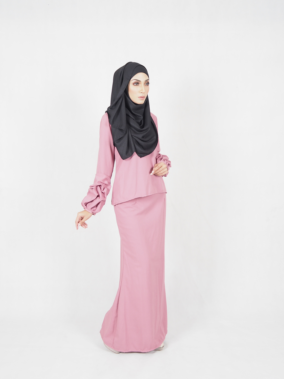 SW5392 (MATERNITY) MODERN KURUNG DUSTY PINK