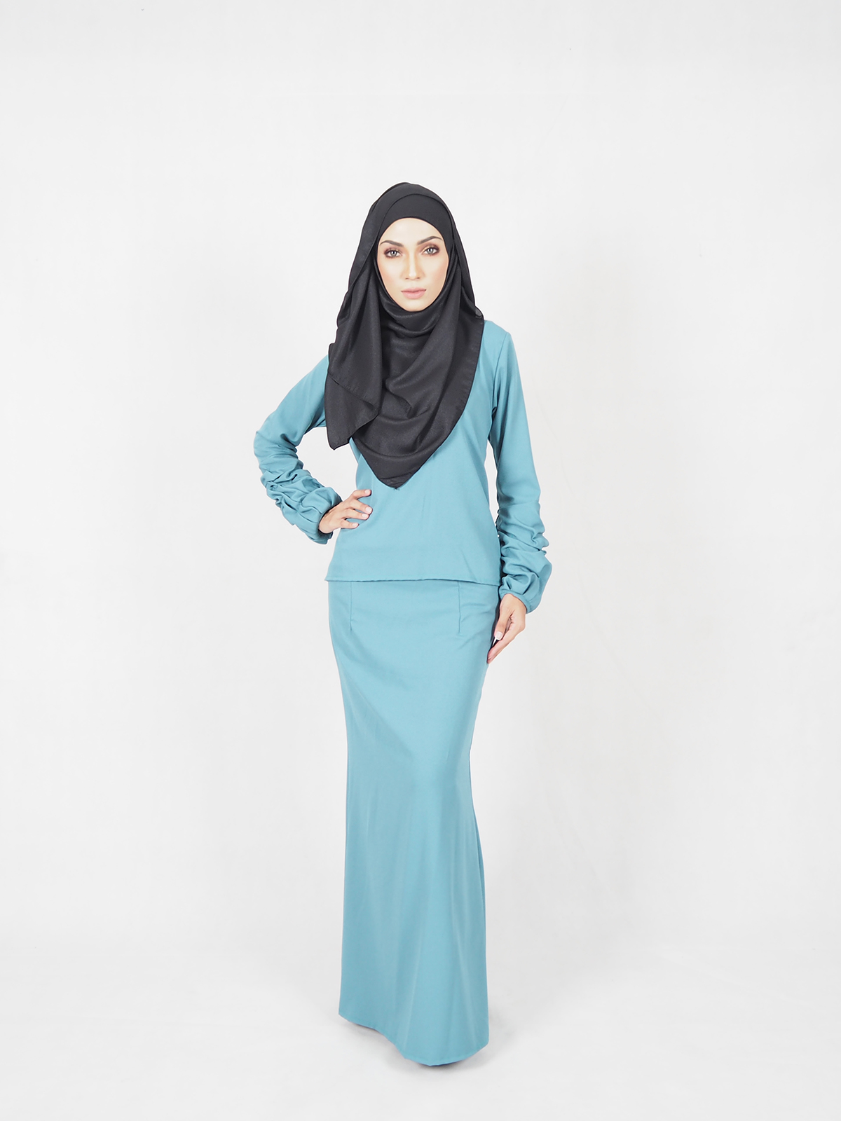 SW5392 (MATERNITY) MODERN KURUNG BLUE