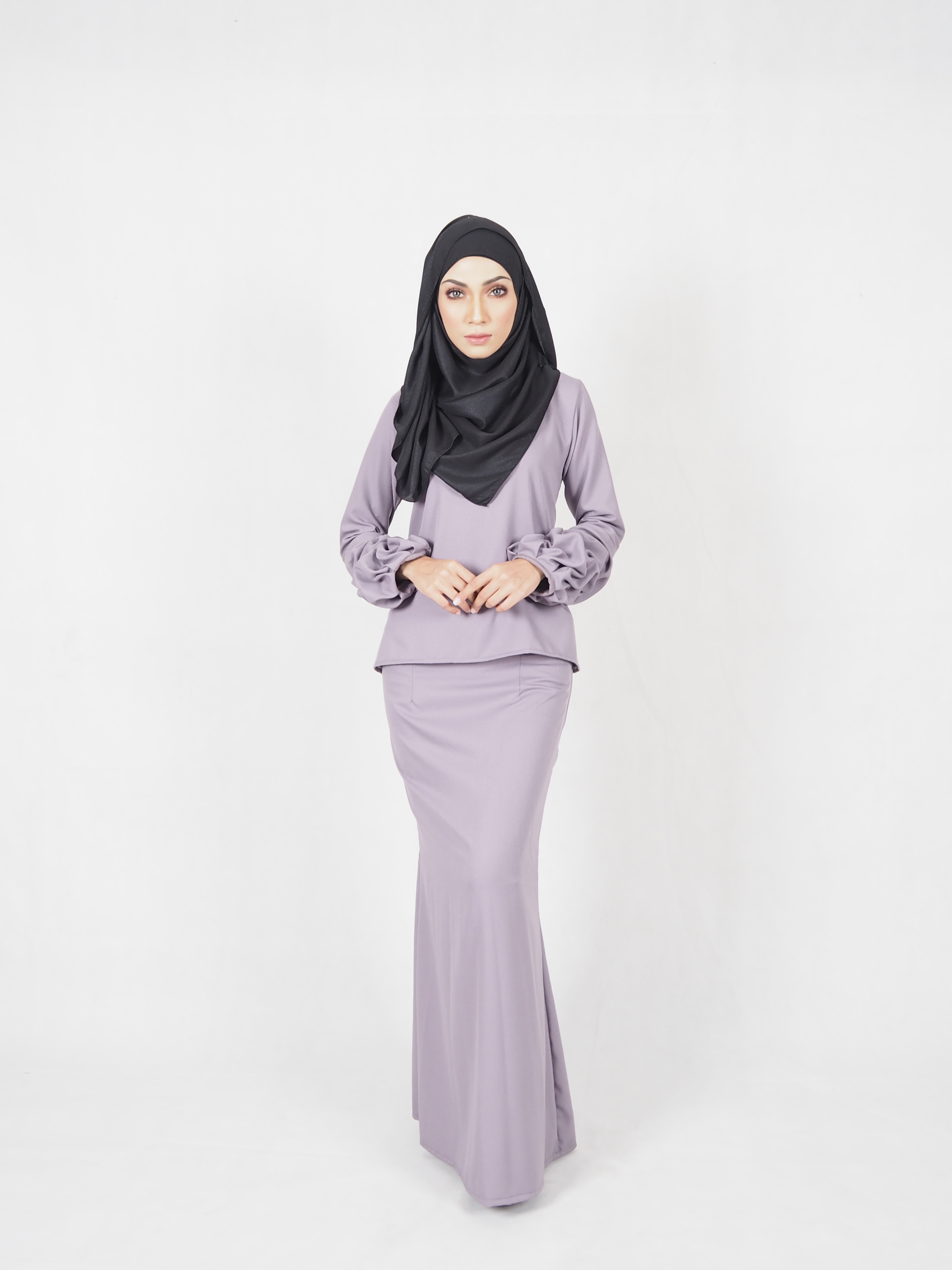 SW5392  (MATERNITY) MODERN KURUNG GREY