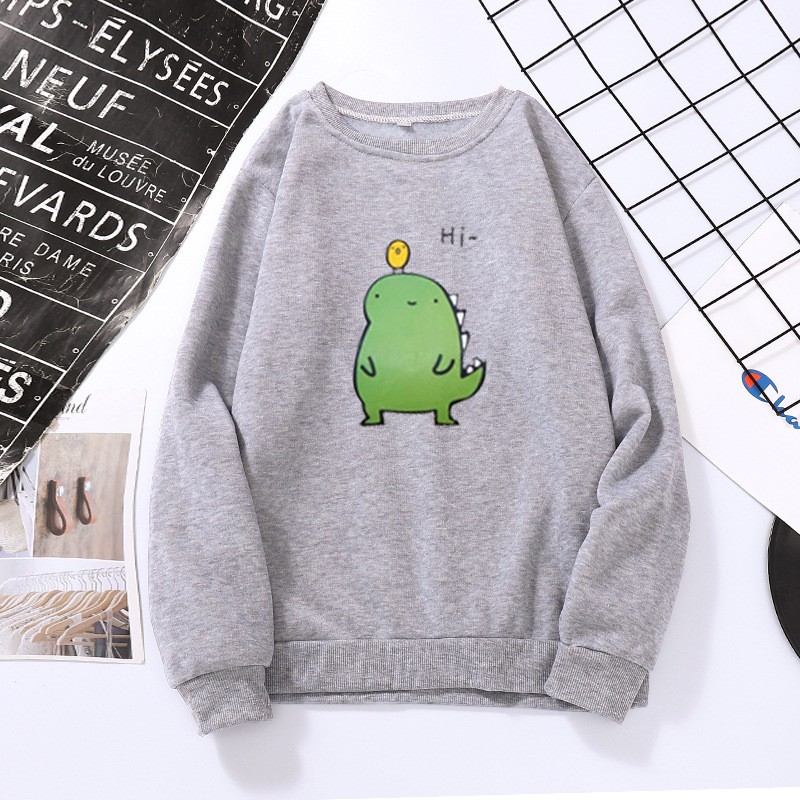 KW80785 Hi Dino Hoodie Grey