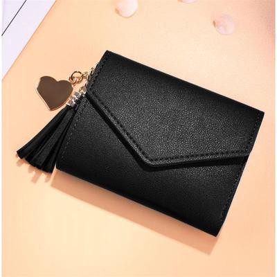 KW80804 Tassel Wallet Black