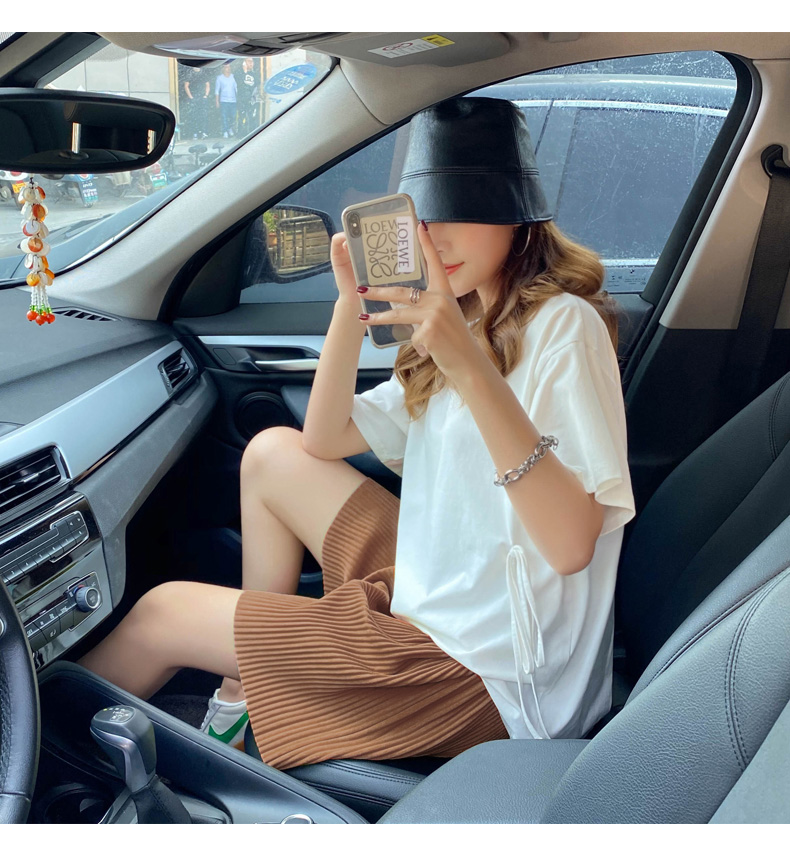QA-804 PLEATED WIDE SHORTS PANTS KHAKI
