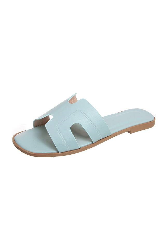 QA-806 FLAT SANDALS BLUE