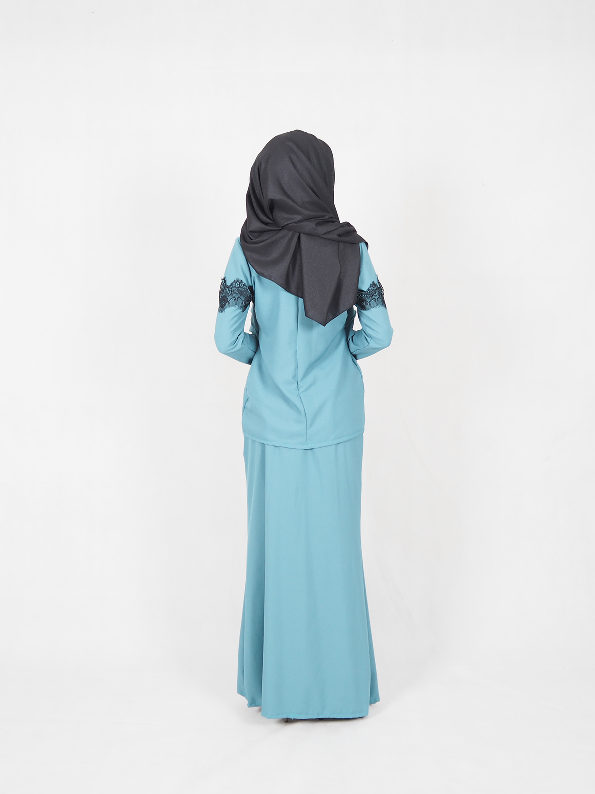 SW5393 (MATERNITY PREGNANCY) ELEGANT BAJU KURUNG BLUE