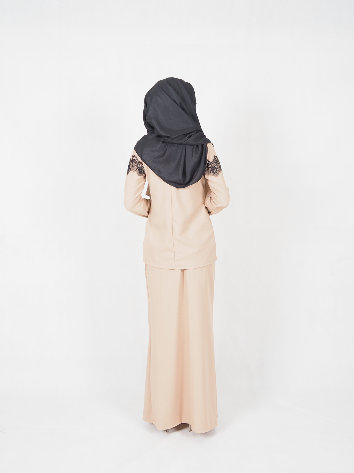SW5393 (MATERNITY PREGNANCY) ELEGANT BAJU KURUNG BROWN