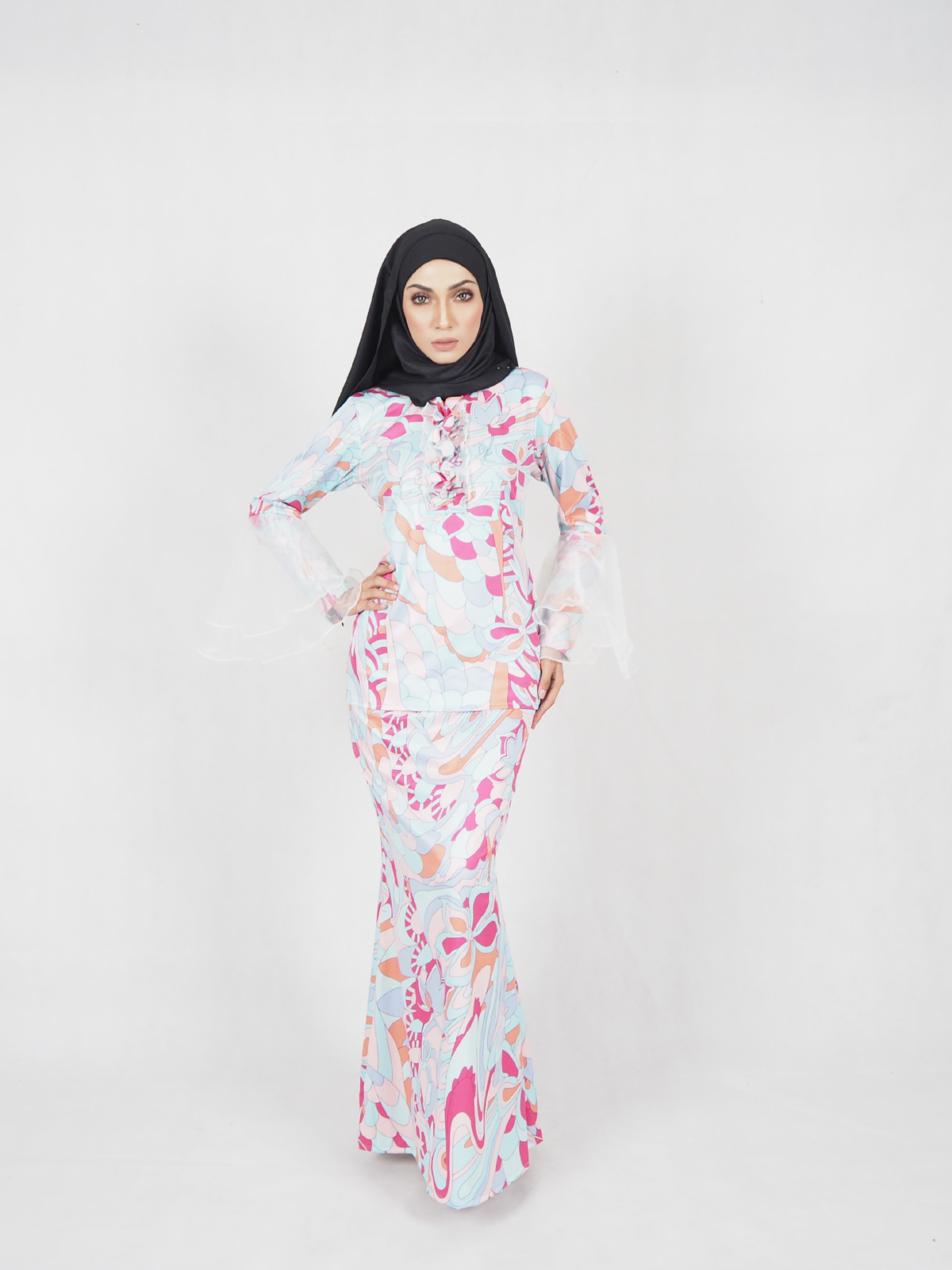 SW5394 (MATERNITY PREGNANCY) PRINTED BAJU KURUNG AS PICTURE 1