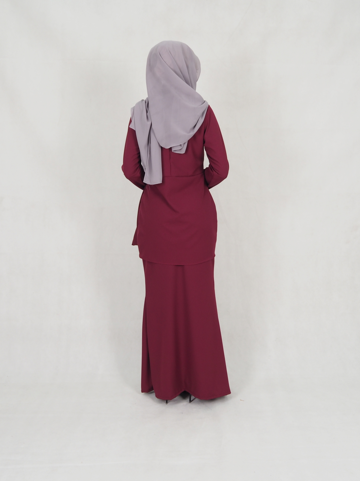 SW5398 (BREASTFEEDING) BAJU KURUNG MAROON