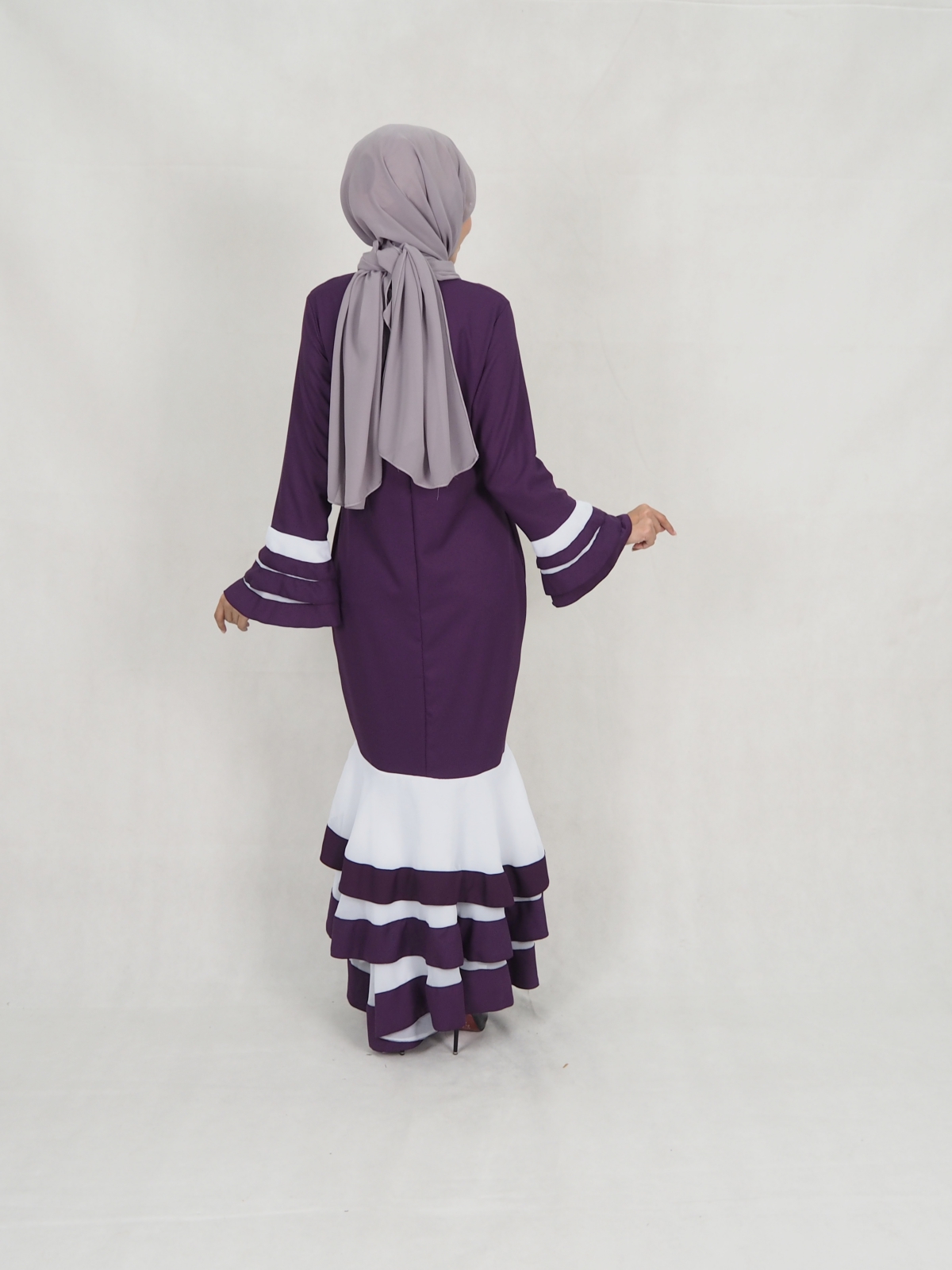 SW5400 (BREASTFEEDING)  Layer Jubah Purple