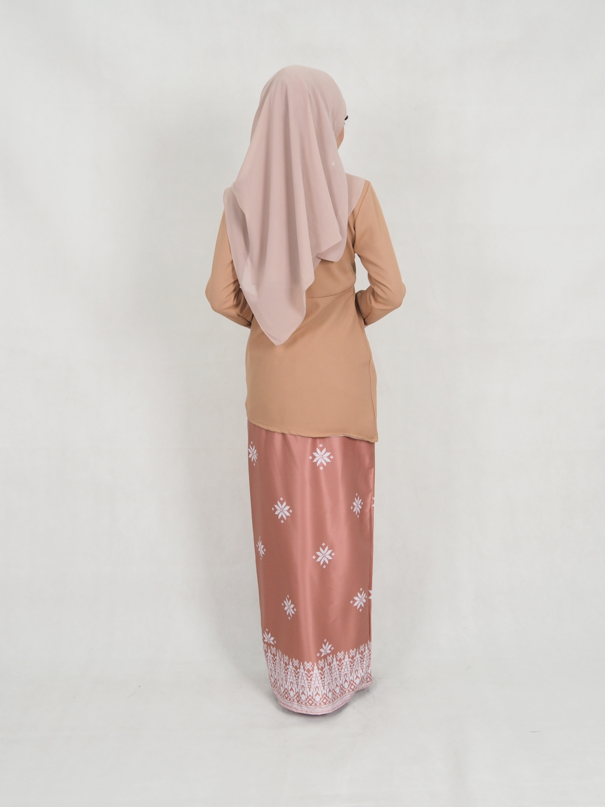 SW5402 (BREASTFEEDING) Songket Printed Baju Kurung Brown