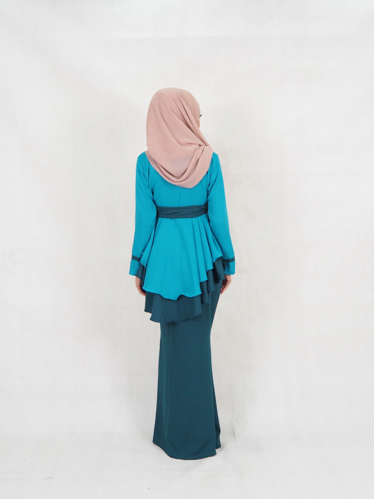 SW5403 (BREASTFEEDING) Ribbon Baju Kurung Green