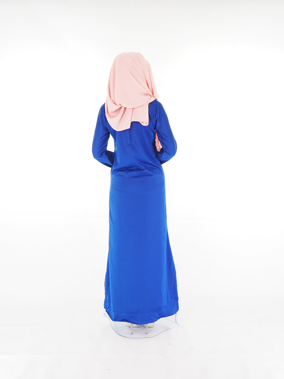 SW5405 (MATERNITY) Swarovski Jubah Blue