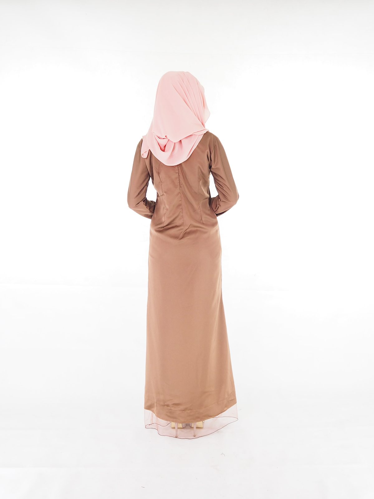 SW5405 (MATERNITY) Swarovski Jubah Brown