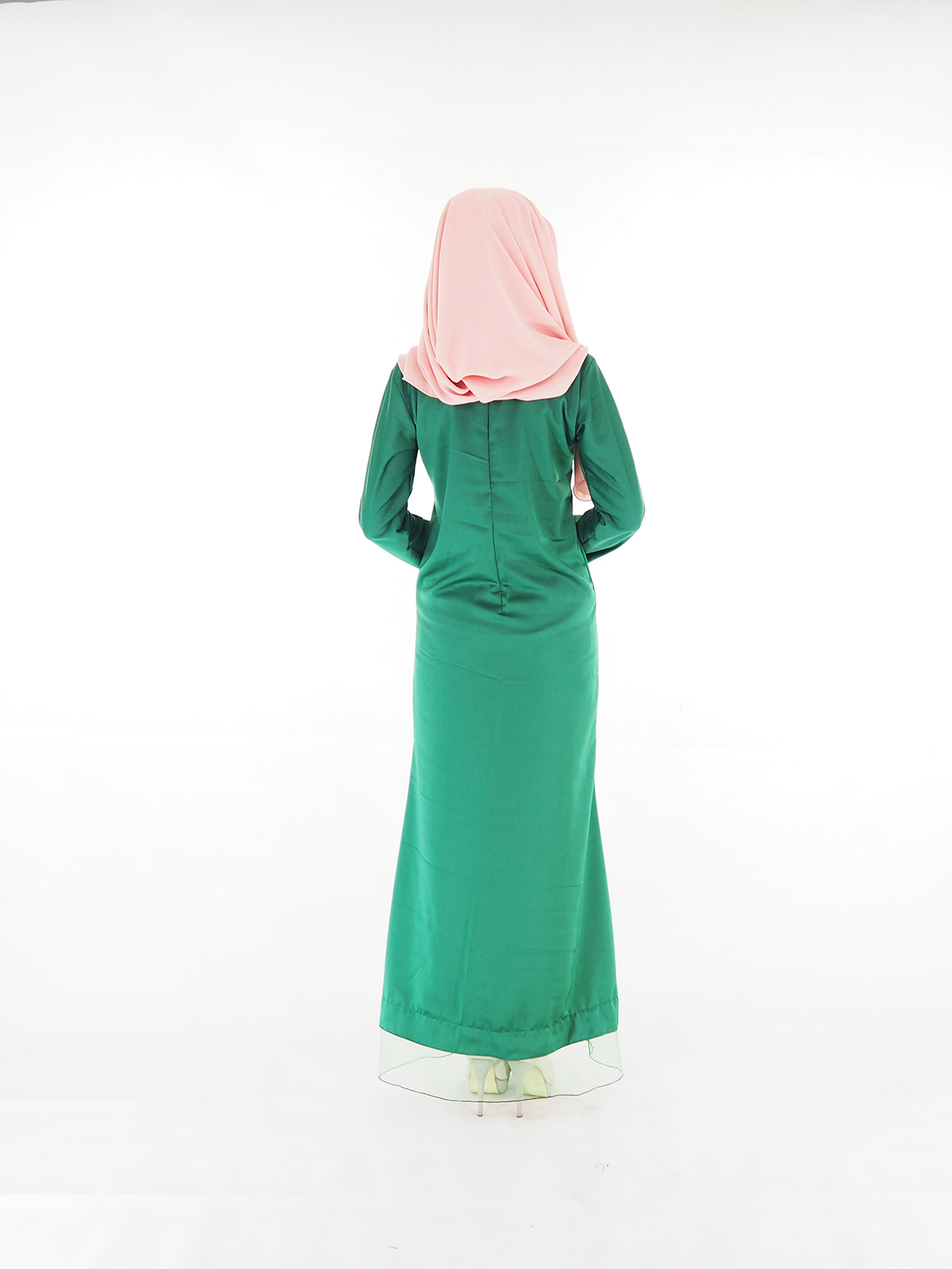 SW5405 (MATERNITY) Swarovski Jubah Green