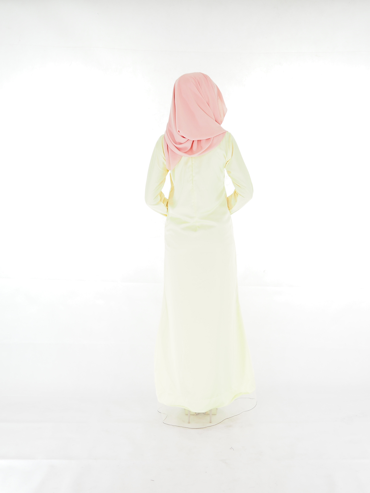 SW5405 (MATERNITY) Swarovski Jubah Yellow