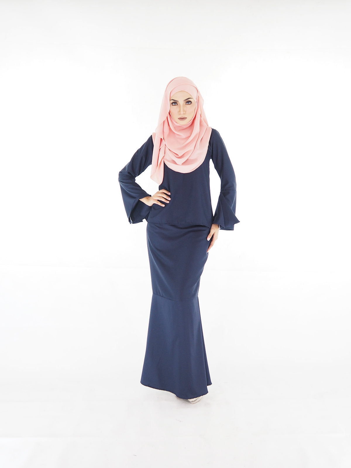 SW5406 (MATERNITY) Baju Kurung Navy Blue