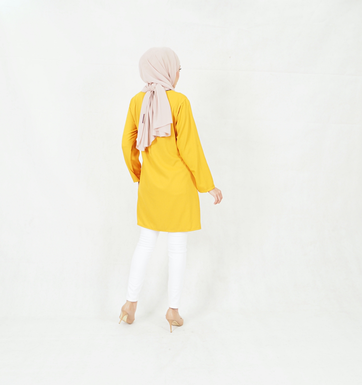SW5420 (PLUS SIZE)  Women Blouse  Mustard