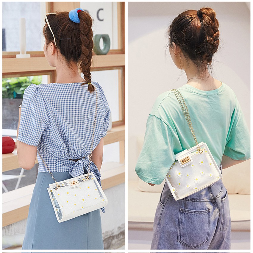 KW80858 Flower Switch Bag White