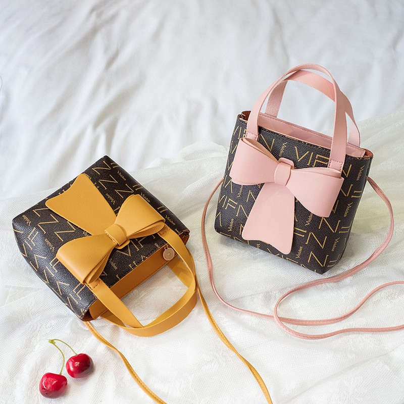 KW80882 Ribbon Casual Sling Bag As Picture