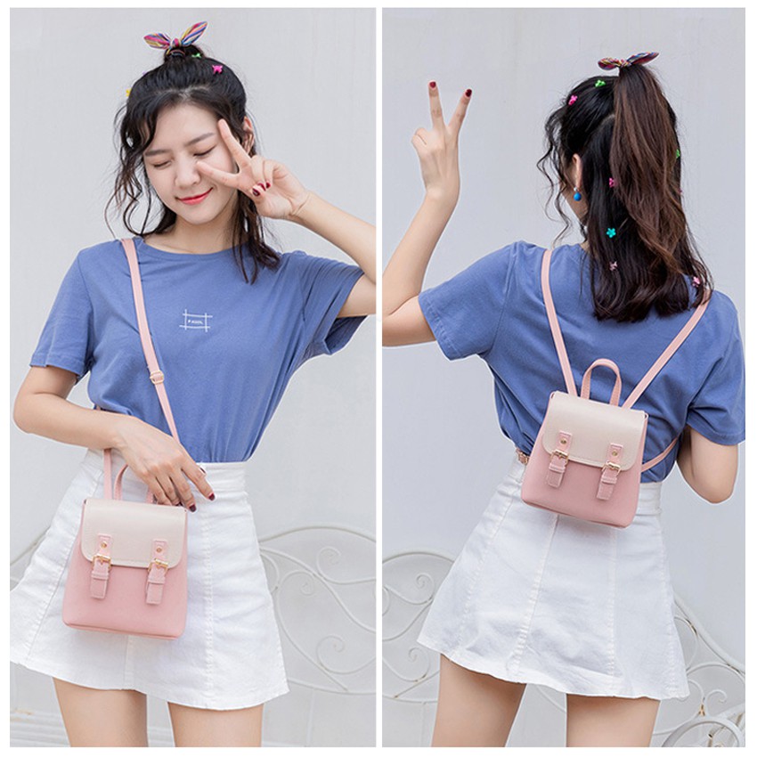 KW80884 Basic Mini Backpack Pink