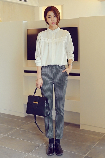 BM71358 Korean Button Shirt As Picture