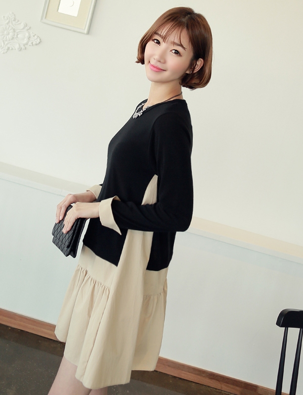 BM71371 Dual Tone Dress As Picture