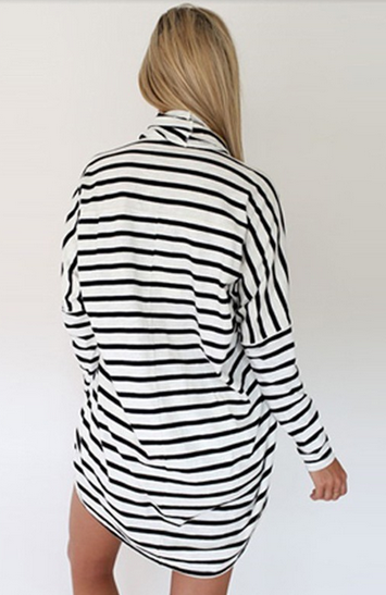 BM71382 Stripe Printed Top As Picture