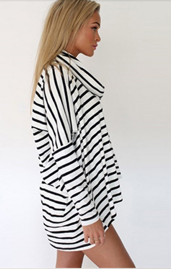 BM71382 Stripe Printed Top As Picture