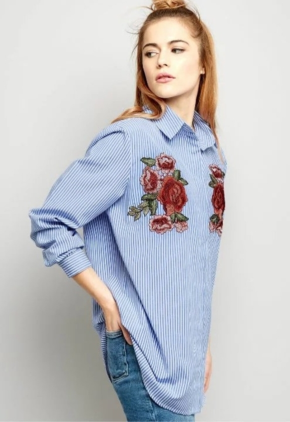 BM71391 Embroidered Shirt As Picture