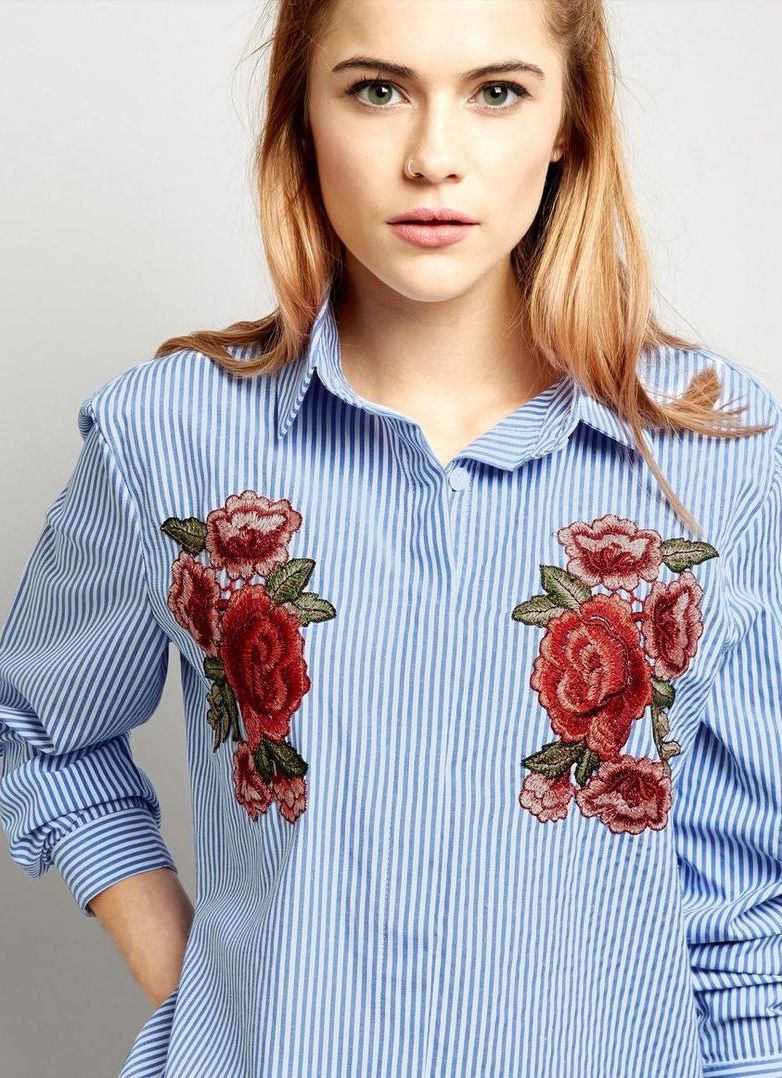 BM71391 Embroidered Shirt As Picture