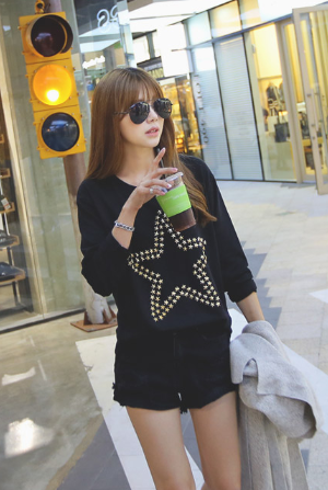 BM71398 Korean Star Loose Top As Picture