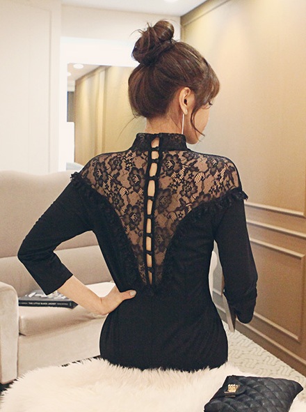 BM71420 Lace Dress Black