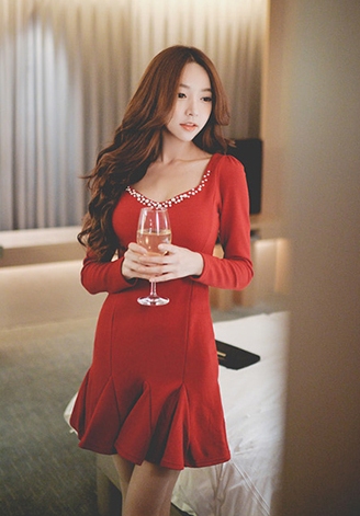 BM71421 Elegant Evening Dress As Picture